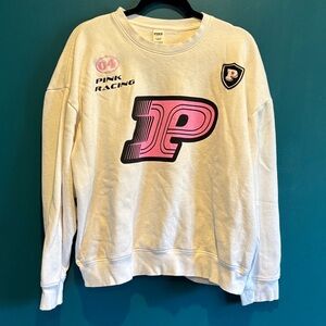 Pink VS Racing Graphic Sweatshirt
